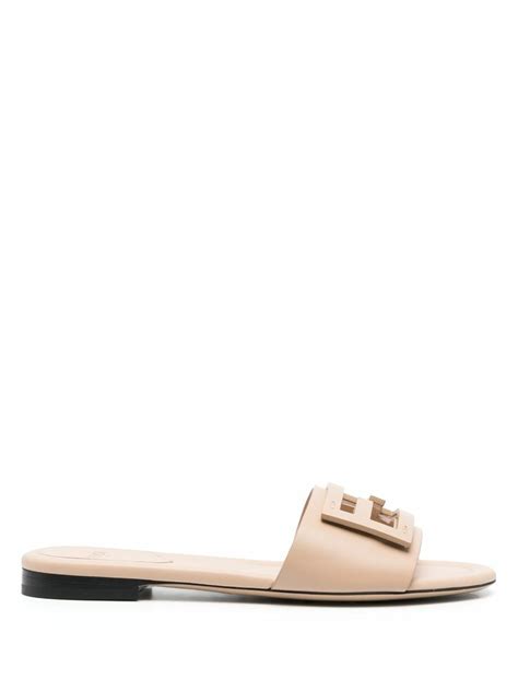 fendi signature leather sandals|discounted Fendi sandals.